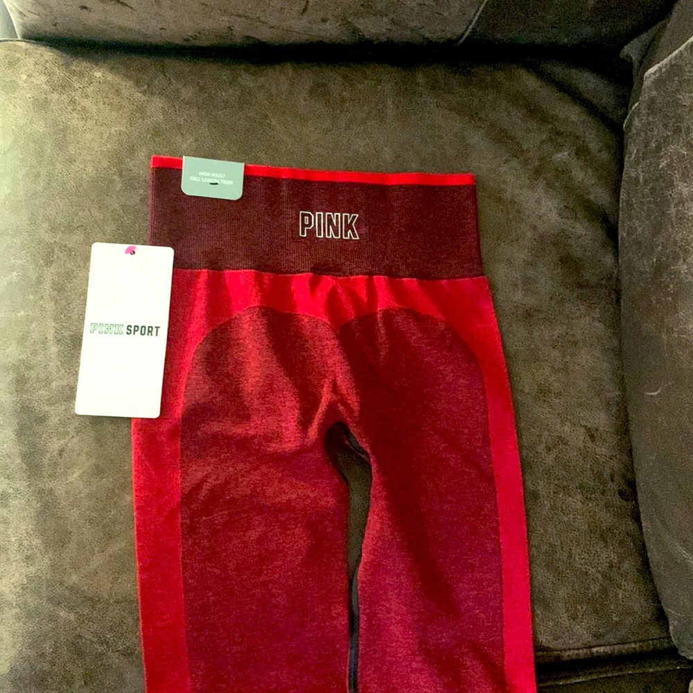 PINK legging in red color